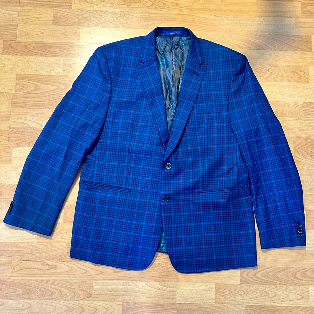 Blue Sports Jacket. By Vince Camuto, purchased from Karako Suits.